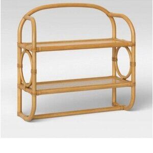 Rattan Wall Bath Shelf‎ Honey Tan - Threshold / Opalhouse, Target 2022